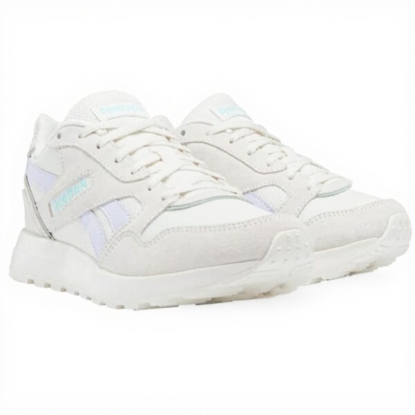 Reebok Baskets Gl1000 Femme Blanc Cassé Confort Sport