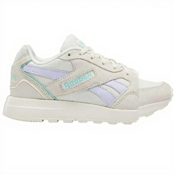 Reebok Baskets Gl1000 Femme Blanc Cassé Confort Sport