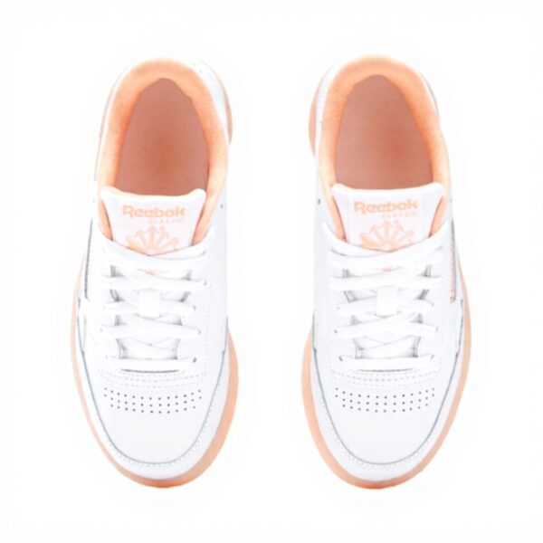 Reebok Club C Revenge Basket Femme Cuir Blanc Confortable
