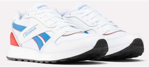 Baskets Reebok GL1000 Cuir Blanc Bleu Rouge Homme-2