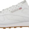Reebok Classic Leather Baskets Homme Daim Blanc Gris 40.5 EU-0