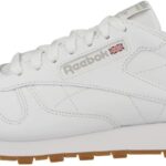 Reebok Classic Leather Baskets Homme Daim Blanc Gris 40.5 EU-0