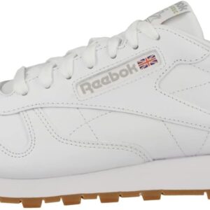 Reebok Classic Leather Baskets Homme Daim Blanc Gris 40.5 EU-0