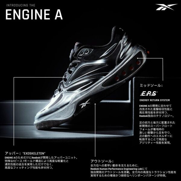 Reebok Engine A Basket Mixte Performance Futuriste-10