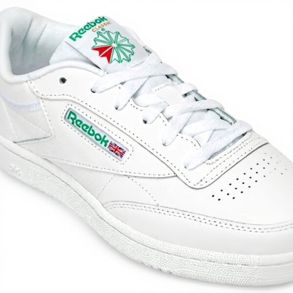 Baskets Reebok Club C Extra White Cuir Lacet Femme