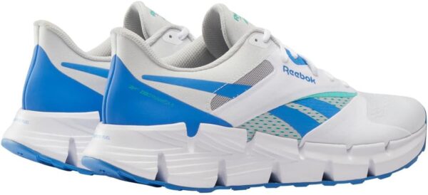 Reebok Zig Dynamica 5 Chaussures Running Mixte Blanc Bleu-2