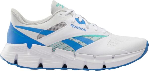 Reebok Zig Dynamica 5 Chaussures Running Mixte Blanc Bleu-0