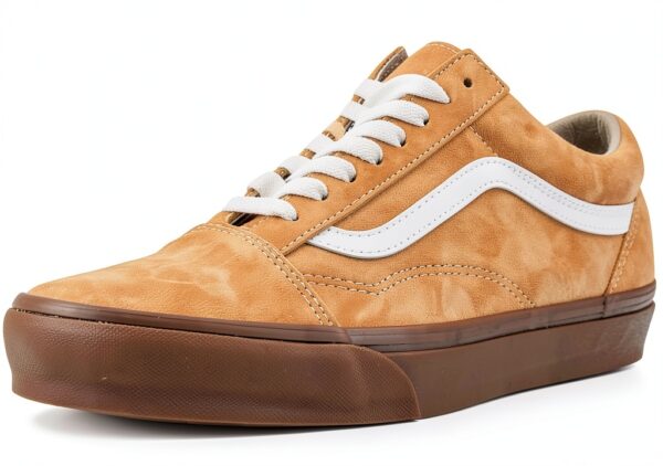 Vans Baskets Cuir Homme Jaune Taille 45 EU-0