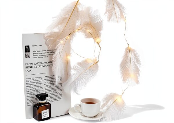 Plumes naturelles OXFYY artisanat décoration rose carmin-1