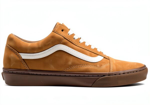Vans Baskets Cuir Homme Jaune Taille 45 EU-3