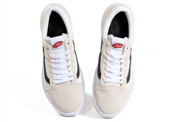 Vans Old Skool Blanc Baskets Homme Confort Mode Urbaine-3