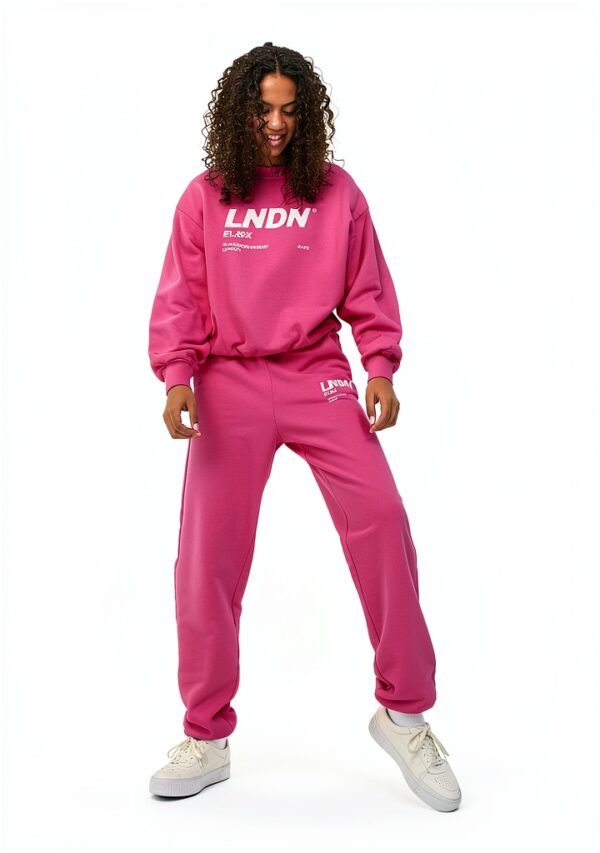 Sweat-shirt Bestseller Femme Carmine Rose Manches Longues-3