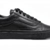 Baskets Vans cuir homme noir mode casual confort-3