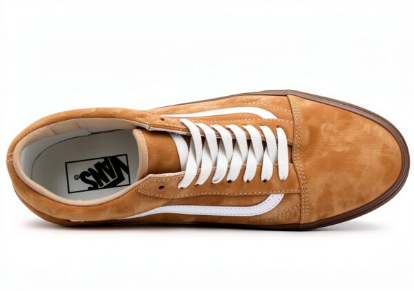 Vans Baskets Cuir Homme Jaune Taille 45 EU-6