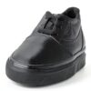 Baskets Vans cuir homme noir mode casual confort-4