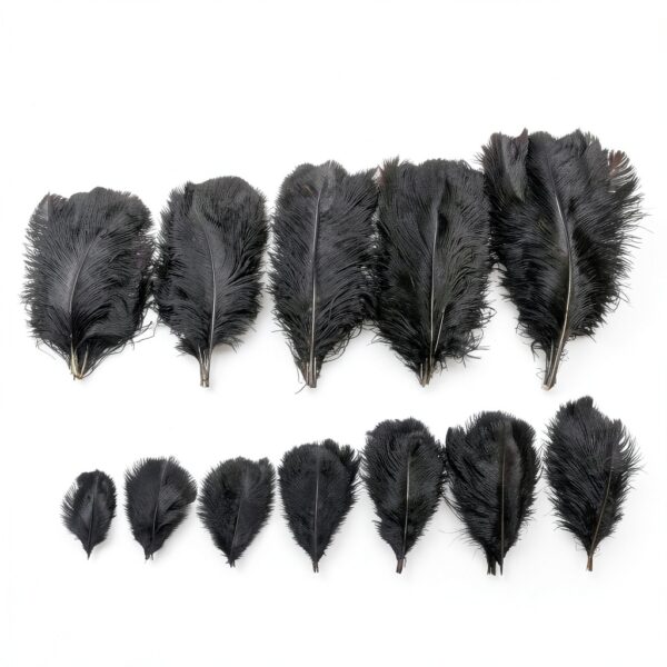 Plumes naturelles OXFYY artisanat décoration rose carmin-4