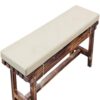 Coussin de banc personnalisé Generic mousse mémoire beige-0