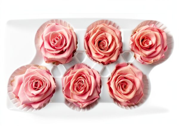 Bodhi2000 Rose préservée rouge carmin cadeau Saint-Valentin-7