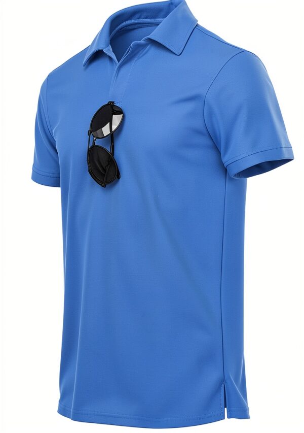 Polo de golf homme tissu respirant design chic tailles M à-6