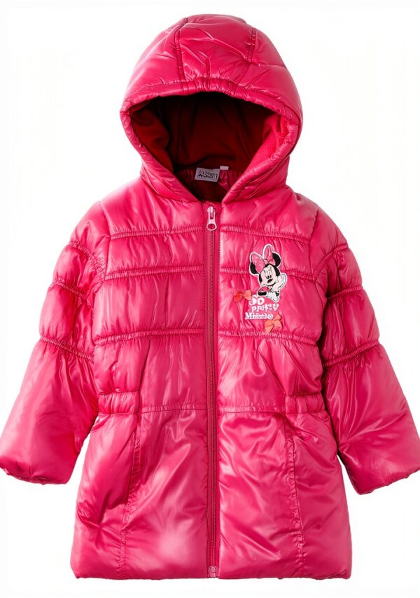 Manteau fille Disney Minnie Mouse rose polyester fermeture