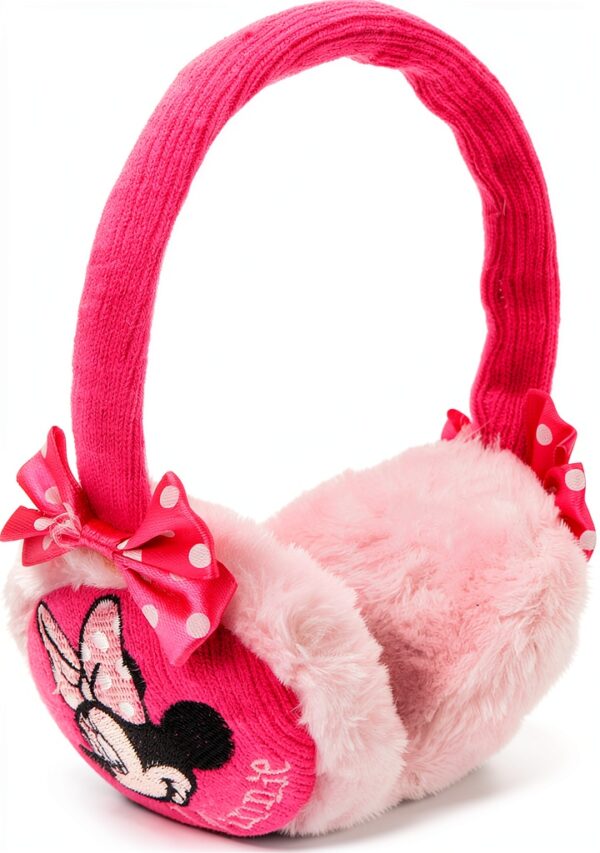 Cache-oreilles Disney Minnie Mouse Rose Fille Acrylique