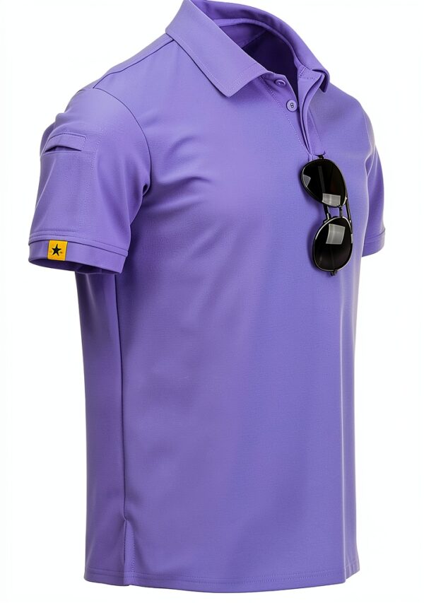 Polo de golf homme tissu respirant design chic tailles M à-4