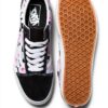 Vans Old Skool Baskets Tissu Hibiscus Check Noir Homme-2
