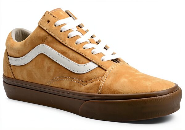 Vans Baskets Cuir Homme Jaune Taille 45 EU-4