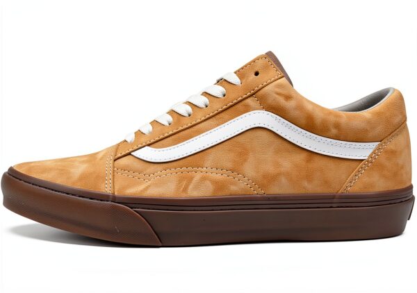 Vans Baskets Cuir Homme Jaune Taille 45 EU-1