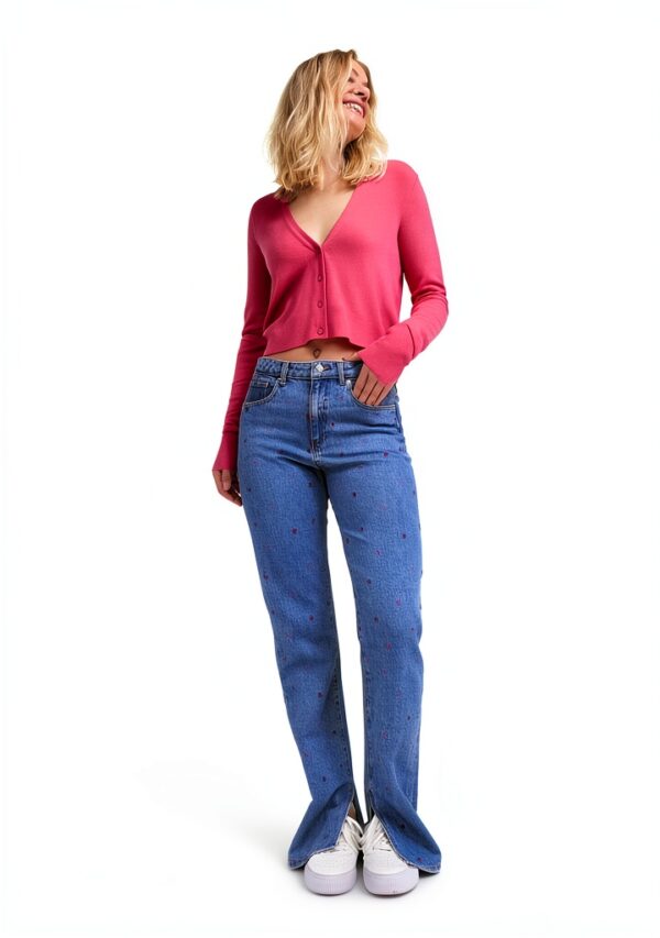 Cardigan femme Jack Jones laine douce coupe moderne-4