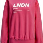 Sweat-shirt Bestseller Femme Carmine Rose Manches Longues-0