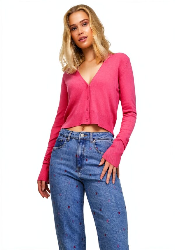 Cardigan femme Jack Jones laine douce coupe moderne-1