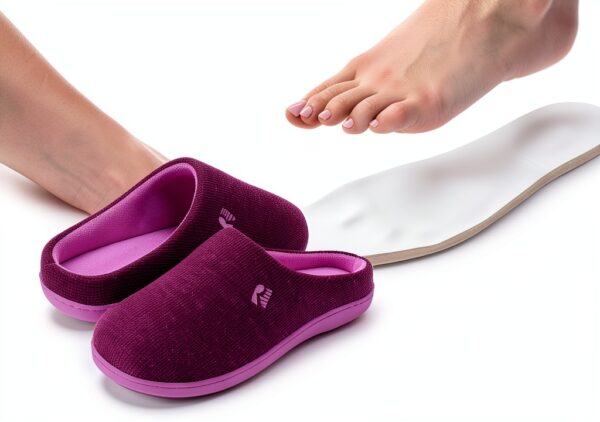 RockDove chaussons femme mousse mémoire semelle-4