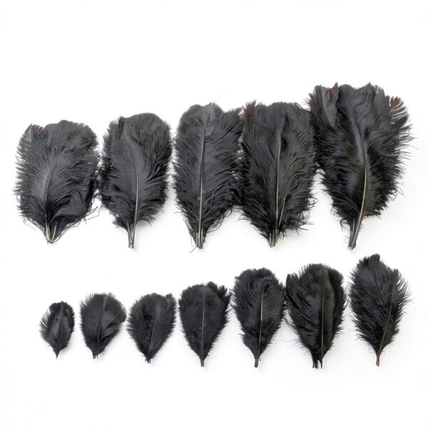 Plumes naturelles OXFYY décorations artisanales rose carmin-4