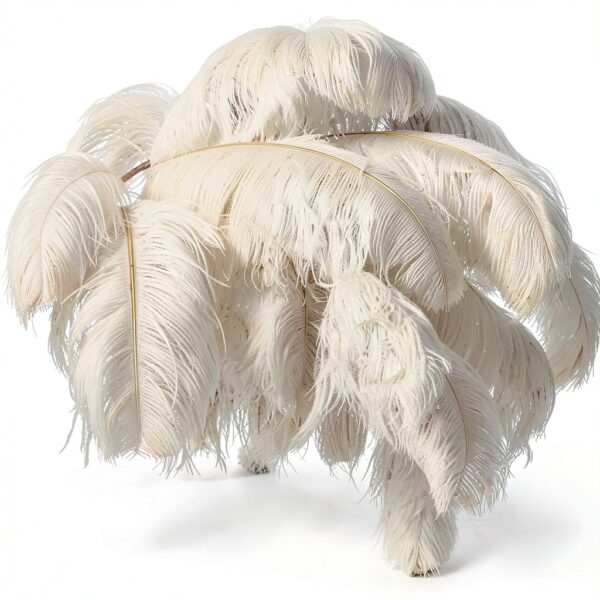 Plumes naturelles OXFYY artisanat décoration rose carmin-2