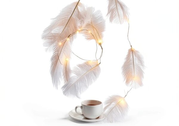 Plumes naturelles OXFYY décorations artisanales rose carmin-1