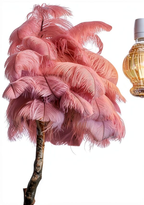 Plumes naturelles OXFYY décorations artisanales rose carmin-3