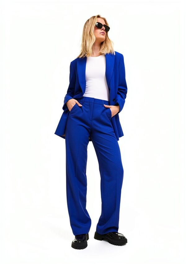 Bestseller Pantalon femme taille haute polyester recyclé-7