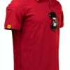 Polo Homme Tissu Respirant Design Boutonnière Couleur Lilas-4