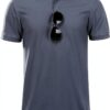 Polo Homme Tissu Respirant Design Boutonnière Couleur Lilas-5