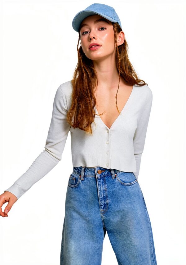 Cardigan femme Jack Jones léger fermeture boutons couleurs-1