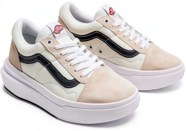 Vans Old Skool Blanc Baskets Homme Confort Mode Urbaine-2