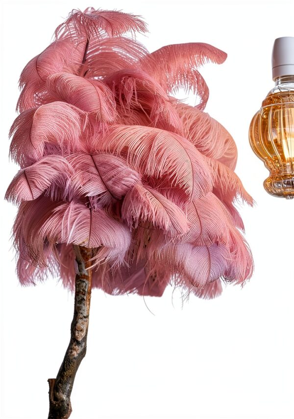 Plumes ZFISH cuir rose carmin décoration créative DIY-4